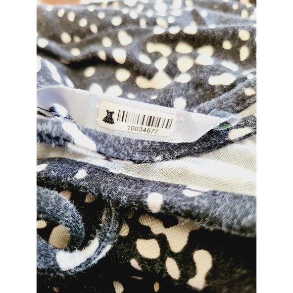 Tart Long Sleeve Tie V-Neck Printed Dress Abstract size 1x - Picture 5 of 7